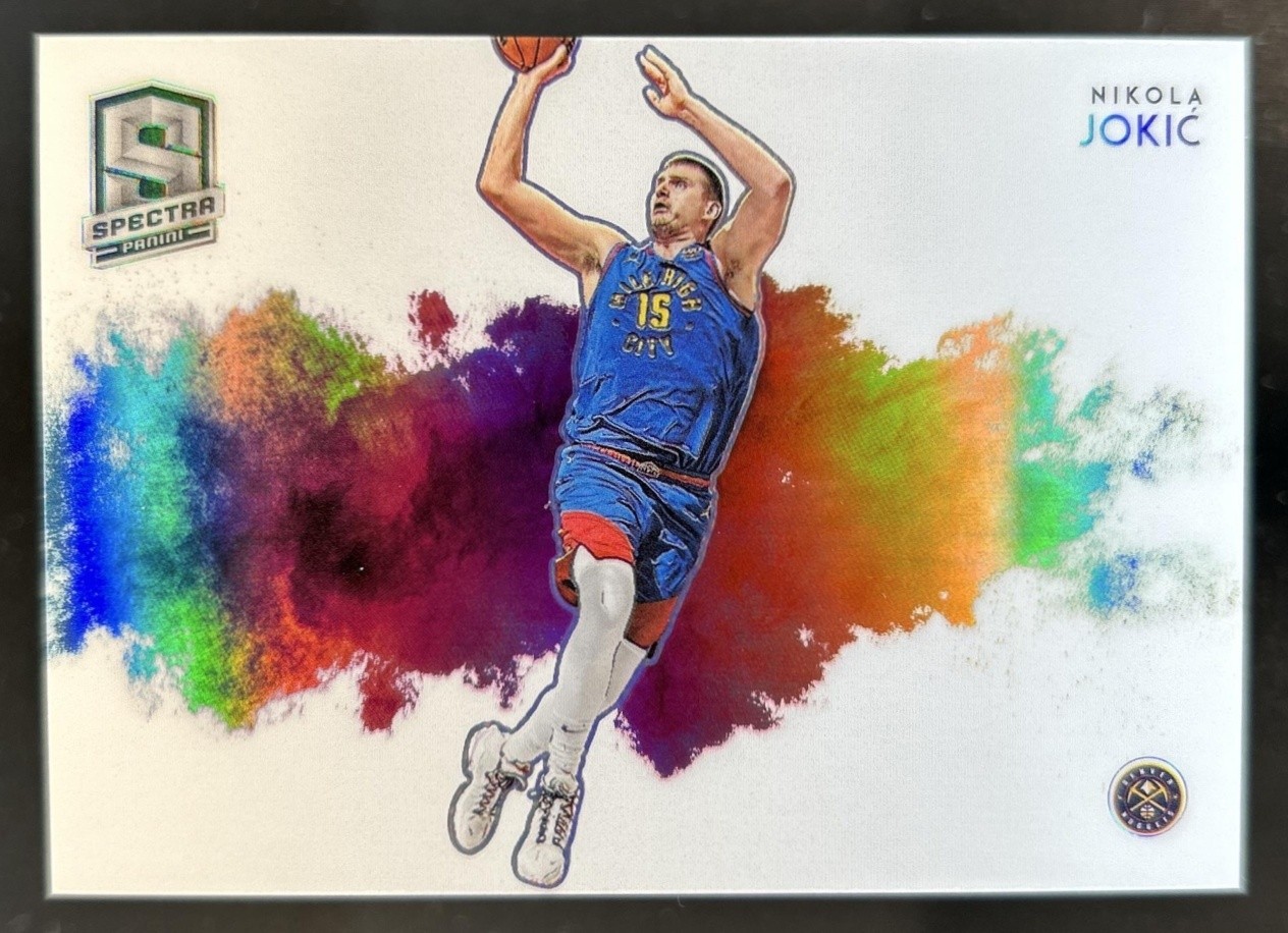 2022-23 Panini Spectra Nikola Jokic Color Blast SSP #8 Nuggets