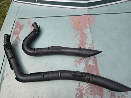 Vance & Hines Super Radius 2-n-2 2006-2017 Street Fat Bob Wide Glide Dyna Low - Picture 9 of 10