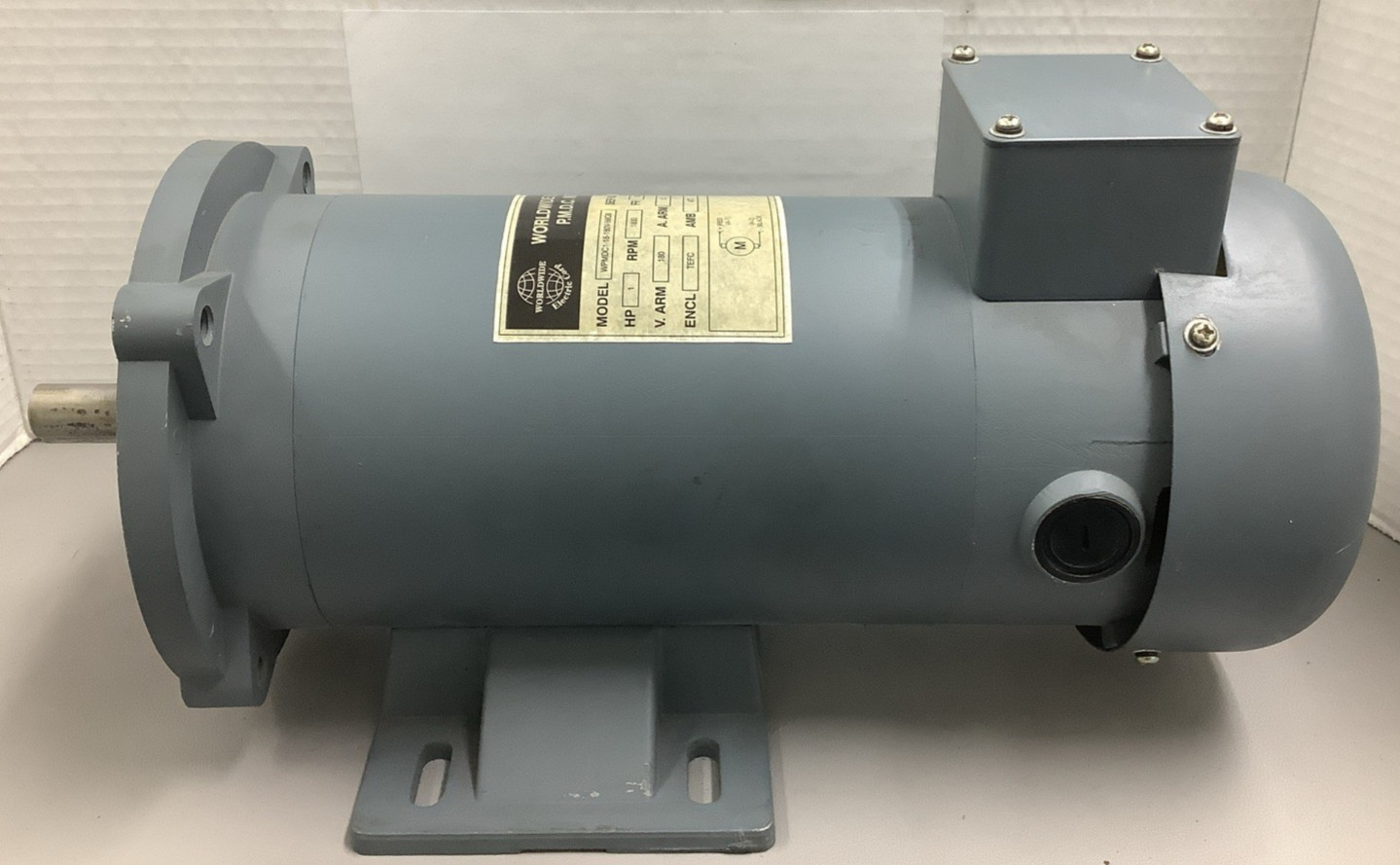 WorldWide Electric WPMDC1-18-180V-56CB 1HP 180V Permanent Magnet DC Motor (R19)