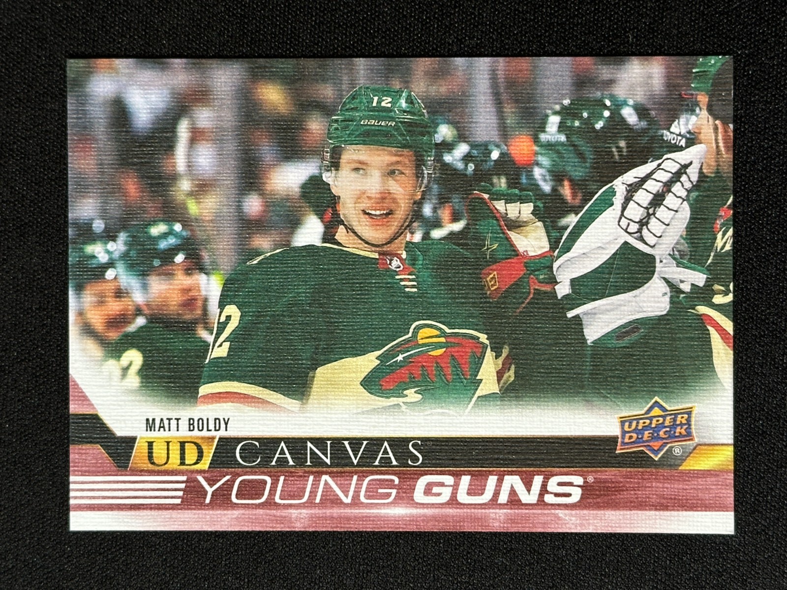 #C93 Matt Boldy Young Guns Canvas 2022-23 Upper Deck Rookie RC