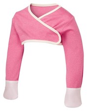  Stay-on Scratch Mitts for Toddlers  Cross-Over  Pink  18-21 Months