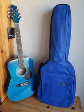 💖Akustikgitarre Klassik-Gitarre 3/4 STAGG SA20D blue blau + Gitarrentasche💖139