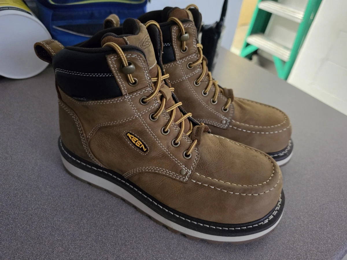 KEEN men’s utility leather boot size 9.5. Shellback 200 grams insulation brown KEEN Utility San Jose 90 Men main image 3