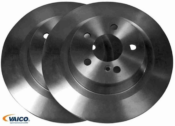 2X Bremsscheibe Vaico V30-80093 2 Bremsscheiben Hinterachse Hinten-image