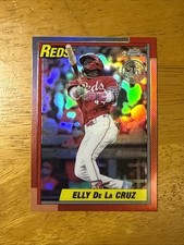 2025 Topps Chrome Update 1990 Topps Baseball Elly De La Cruz #90CU-3 19kz