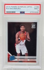 2019 Optic RUI HACHIMURA Rookie Card PSA 9 Mint