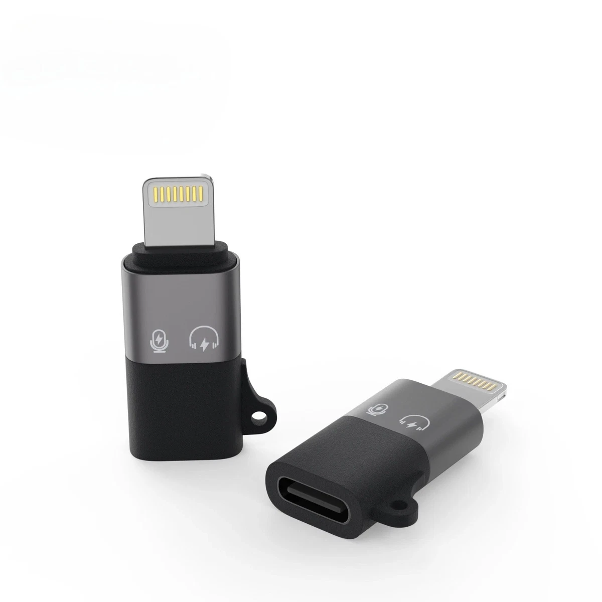 Adattatore Micro USB A Lightning (2 Pezzi) – Supporta Ricarica Veloce E Dati – Portachiavi Incluso - 5
