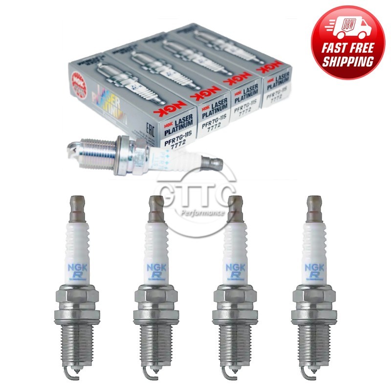 Genuine NGK Laser Platinum Spark Plug 4PCS for Acura CSX RSX/ Honda Civic S2000