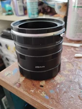 Fotodiox Extension Tube Set 7mm 14mm 28mm Canon EF Mount Macro – Used