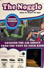 The Noggle Car AC Back Seat Vent Extender Kids Pets 6 Ft Cool Air Duct Backseat
