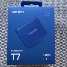 Samsung T7 ‎MU-PC1T0T Portable SSD External Solid State Drive 1TB - Titan Gray