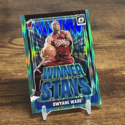 2024-25 Donruss Optic #20 Dwyane Wade Winner Stays Green Shock #/149