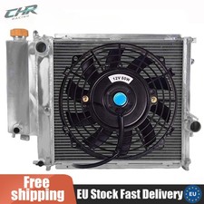Radiator+fan For BMW 3/5 Series E30 E36 Z3 318i 316i M44 M42&E34 Z1 ROADSTER E30