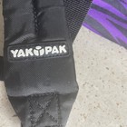 Yak Pak Purple Zebra Tiger stripe Backpack Adjustable Straps — photo 6