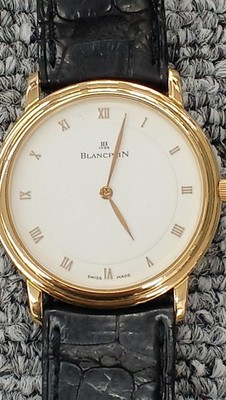 Blancpain Ville Ultral Slim 18K Handaufzug Uhr ohne Box ohne Zubehör