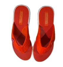 Michael Kors Lyssa Thong Mandarin Flip Flops Sandals Size 6M In Box Discontinued