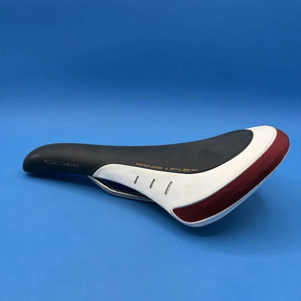 Silla de montar Fizik Gobi Wing Flex Titanio 7x7 rieles asiento MTB bicicleta todo terreno Foto 2 de 4