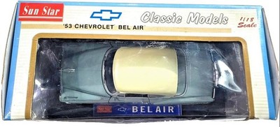 1953 Chevrolet Bel Air Blue 1:18 Diecast Sun Star | eBay