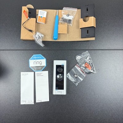 Ring Video Doorbell Pro 1080p HD Wi-Fi Smart Doorbell - Silver - NEW