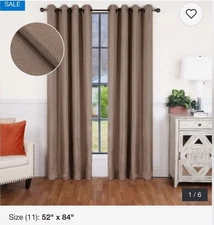 Bed Bath and Beyond Superior Linen Premium Curtains In Acorn 52x84 Set Of Four