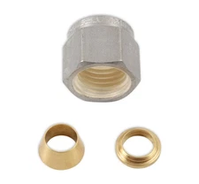 Racepak 800-TX-NF4 1/4" THERMOCOUPLE NUT & FERRULE