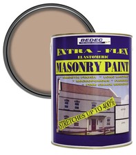 Bedec Extra Flex Flexible Masonry Paint Exterior, All Colours/Sizes