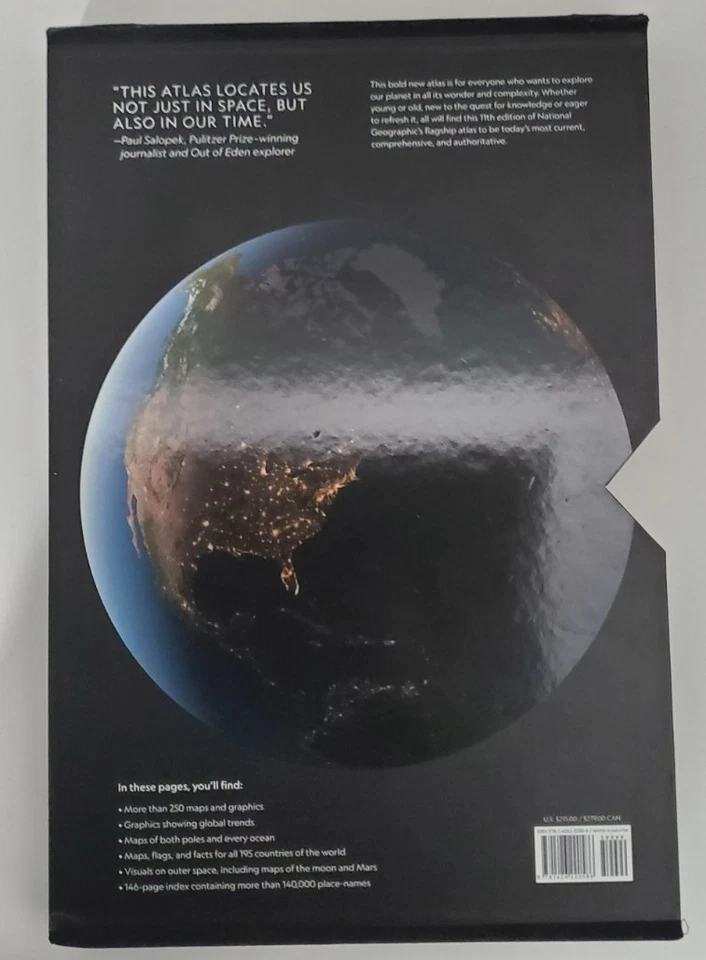 National Geographic Atlas of the World, 11th Edition VERY GOOD With Slip Case - Image 3 of 4