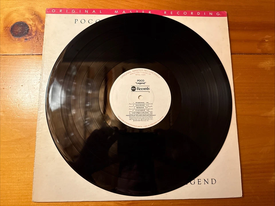 Poco - Legend 1978 MFSL 1-020 Original Master Recording Jacket NM- Vinyl NM - Изображение 4 из 4