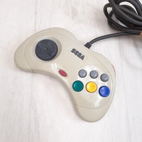 SEGA SATURN JAPANESE WHITE CONSOLE Bundle with 2 Controllers 6 Games & Memory
