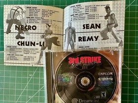 Street Fighter III: 3rd Strike Capcom Manual Multiplayer CIB Sega Dreamcast 2000