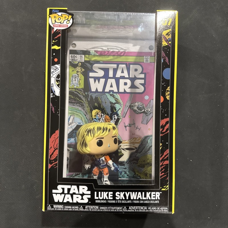 Funko Pop! Comic Book Cover with Case: Star Wars - Luke Skywalker #07
