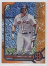 2022 Bowman Chrome Prospects Orange Shimmer Refractor 24/25 Triston Casas 0a8t