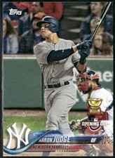 2018 Topps Opening Day #71 Aaron Judge Rookie Cup Yankees
