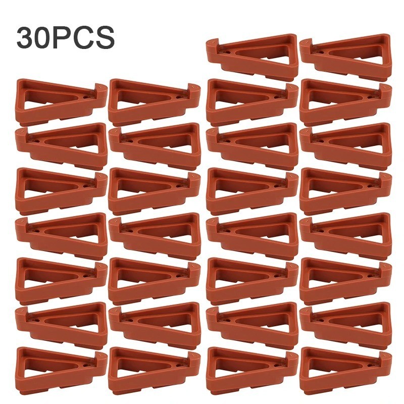 30 Pcs Terracotta Pot Feet, Invisible Flower Risers for Indoor and Outdoor Plant