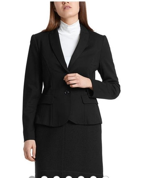 Women Gerry Weber Blazer Black Wool 38 / M / 46