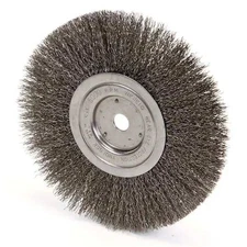 Weiler 93121 Wire Wheel Wire Brush, Arbor, 8", 3/4" W