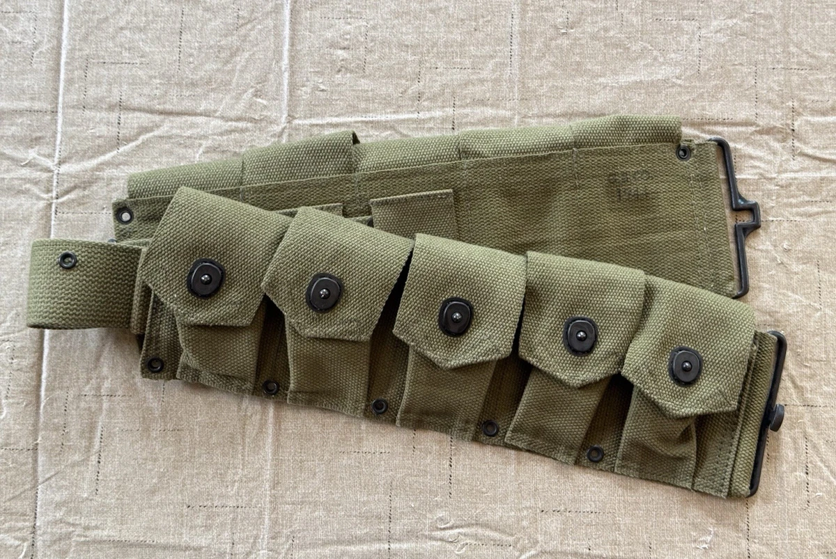 Garand Cartridge Belt In Original Ww Ii Us Field Gear & Equipment