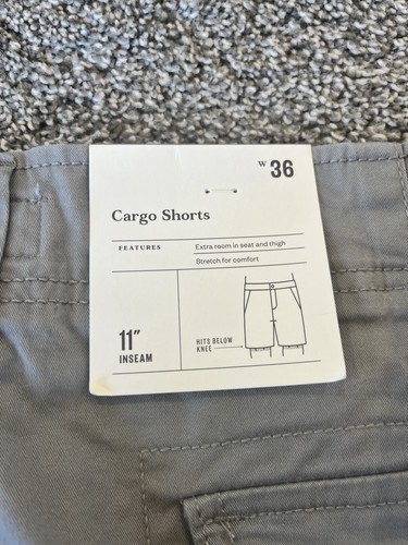 Goodfellow & Co Cargoshorts für Herren grau Größe 36 Einzelhandel $ 28 neu mit Etikett E - Bild 8 von 9