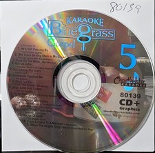 80139 BLUEGRASS GOSPEL  CHARTBUSTER  KARAOKE CDG LOT MAIL