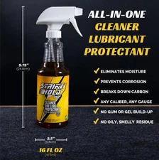 StrikeHold 16oz Gun Oil Lube CLP Gun Cleaner Shotgun Rifle Pistol Gun Cleaning