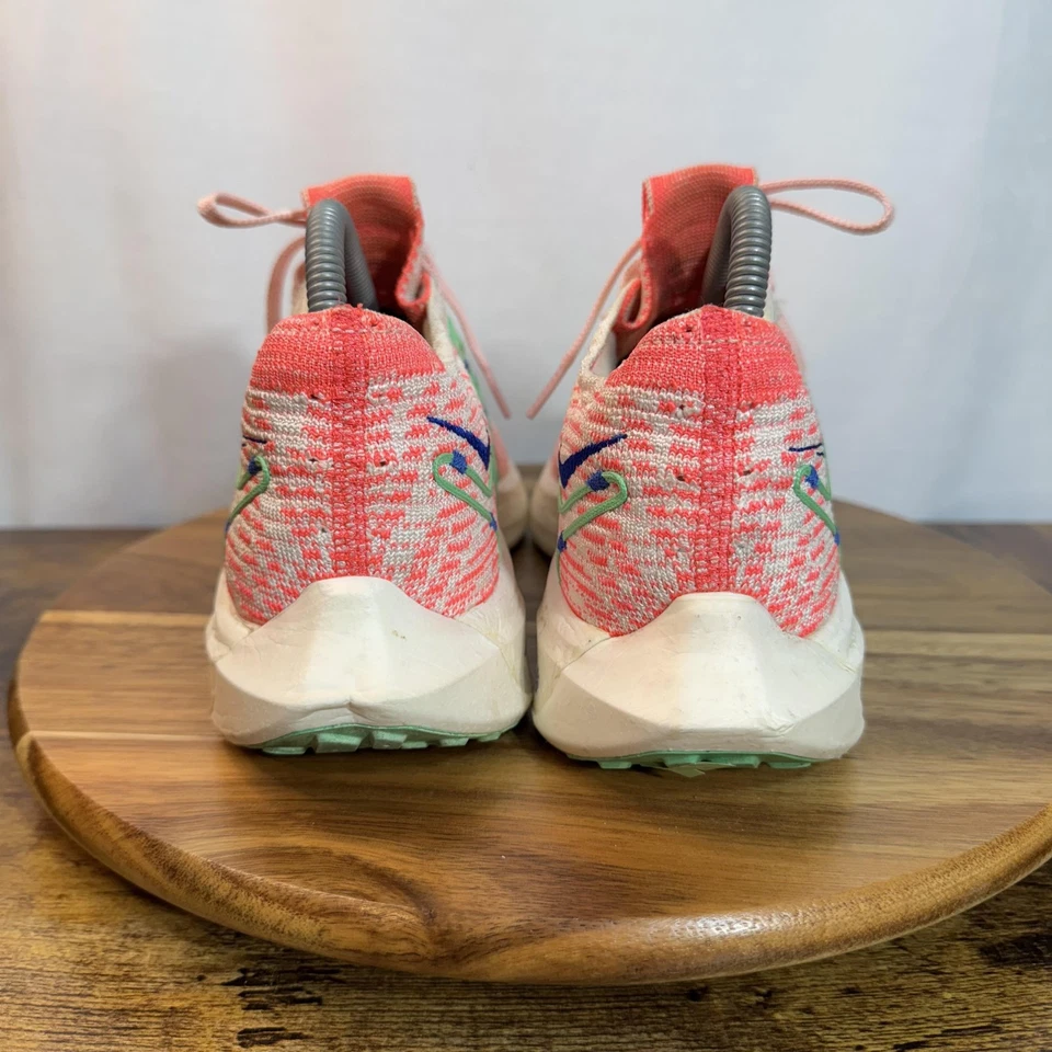 Nike Running Shoes Womens Size 8.5 Pink Green ZoomX Lightweight Racer FJ4566-100 - Image 4 of 4