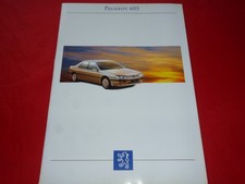 1992 Peugeot 605 SRI SRTI SR 3.0 SR Diesel Turbo SVTI SV 3.0 SV 24 Brochure