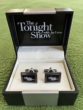 "The Tonight Show with Jay Leno" custom cufflinks