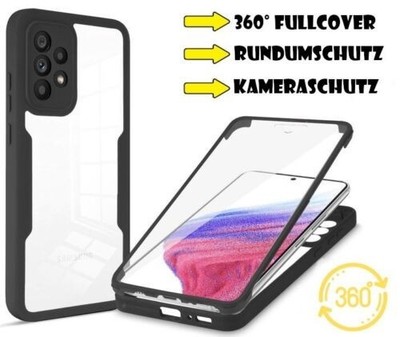 Handyhülle für Xiaomi MI 12 Lite  5G 360° Hülle in Schwarz