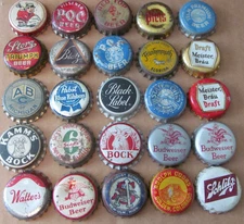 25 VINTAGE CORK BEER BOTTLE CAP CROWNS VINTAGE COLLECTIBLE CORK BEER CAPS LOT 4