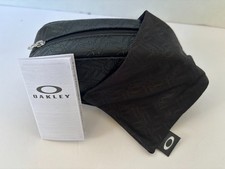 OAKLEY Black Zipper Case with Drawstring Original Bag - Authentic- Empty Case