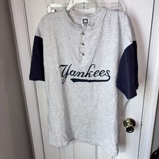 New York Yankees Vintage NYY 99 Cotton Pullover Sweater Made In USA Size XL MLB