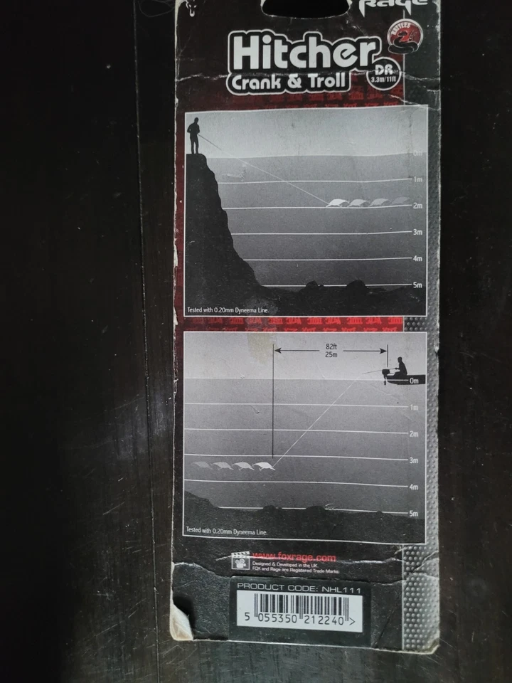 Fox Rage Hitcher Crank and Troll Wobbler DR 10cm 35g Kunstköder Hecht Barsch - Bild 4 von 4