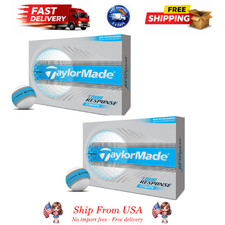 TaylorMade 2026 Tour Response Neon Blue Stripe Golf Balls - 2 Dozen