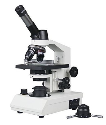 Radical 40-1500x Compound Medical Brightfied Darkfield Microscope Battery Backup